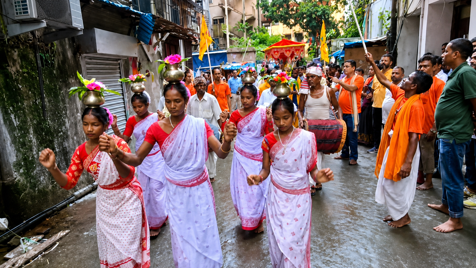 শ্রী শ্রী জগন্নাথ সেবা সমিতির উদ্যোগে রথযাত্রা উৎসব পালন করা হয়।