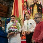 ভাদ্র মাসে মা রক্ষাকালীর পুজোর আয়োজন।