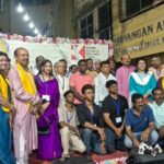 কর্মা সোশ্যাল অ্যান্ড ওয়েলফেয়ার টাস্টের দশম  বস্ত্রও শাড়ি বিতরণ।